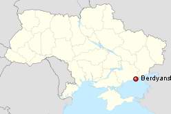 Berdyansk Ukraine city map location picture