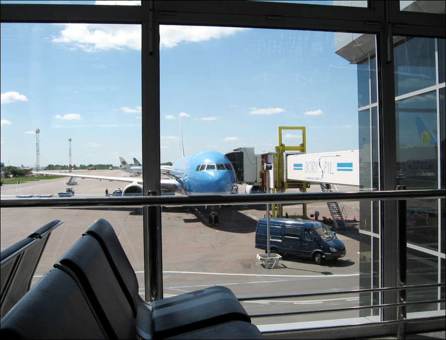Borispol (Boryspol, Boryspil, Borispil) International Airport main building entrance photo