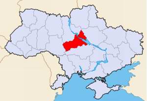 Cherkassy (Cherkasy) Ukraine region (oblast) pictures - location on Ukraine map