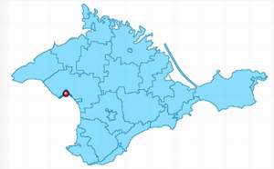 Eupatoria (Yevpatoria, Yevpatoriya) Ukraine city Crimea map location picture