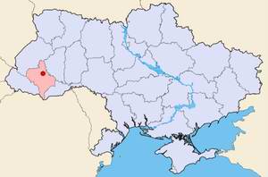 Ivano-Frankivsk (Ivano-Frankovsk) Ukraine city map location picture