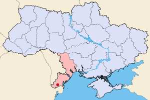 Izmail Ukraine city map location picture