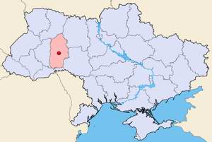 Khmelnitsky (Khmelnytsky) Ukraine city map location picture