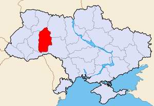 Khmelnitsky Ukraine region (oblast) map location picture