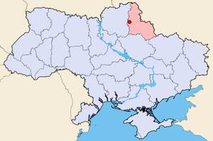 Konotop Ukraine city map location picture