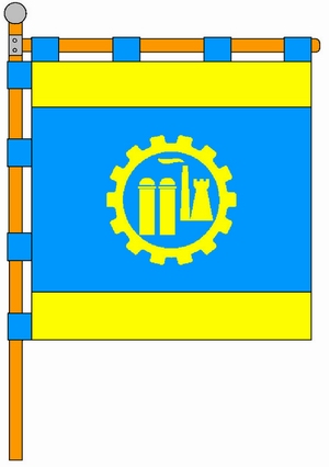 Kramatorsk Ukraine city flag picture