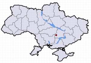 Krivoy Rog (Kryvyi Rih) Ukraine city map location picture