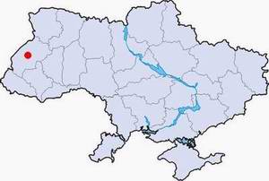 Lvov (Lviv) Ukraine city map location picture
