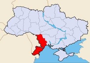 Odessa Ukraine region (oblast) map location picture