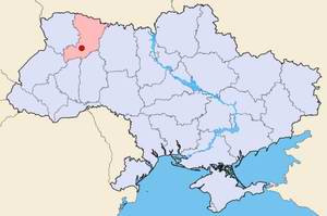 Rivne Ukraine city map location