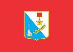 Sevastopol Ukraine city flag picture