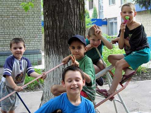 Ukraine adoption children 1st photo