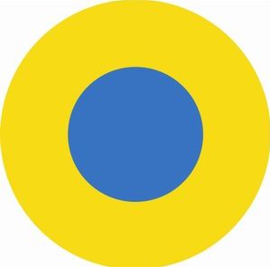 Ukrainian Air Force roundel Ukrainian Air Force roundel