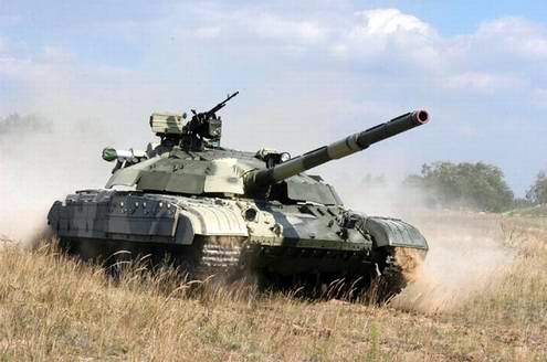 Ukrainian army ground (land) forces main battle tank T-64 photo