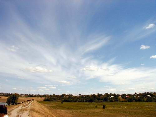 Ukraine country lands - The high sky of Ukraine picture