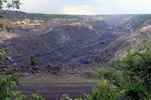 Ukraine natural resources, minerals and treasures of the soil - Donetsk coal basin picture