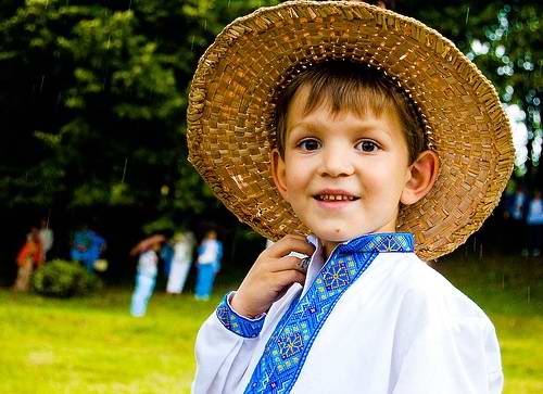 Ukrainian boy wearing national costume 1st photo