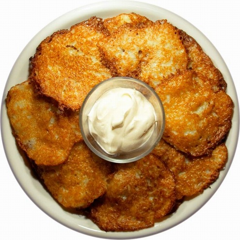 Ukrainian cuisine afters - Deruny Ukrainian cuisine afters - Deruny